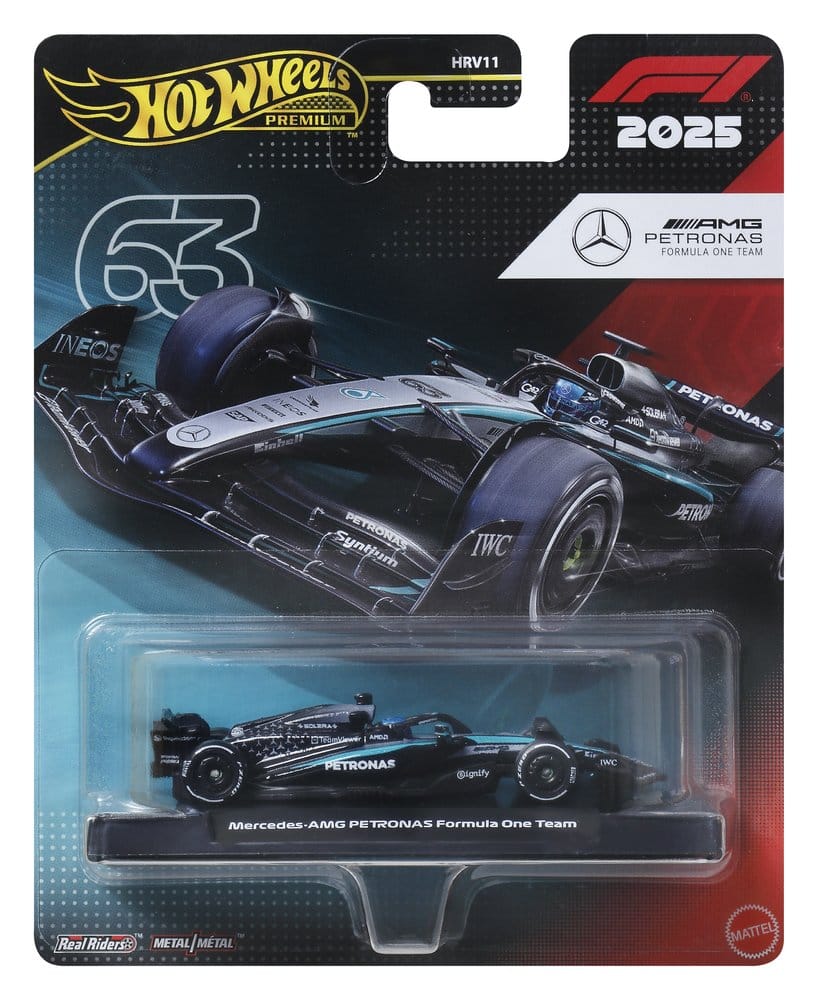 Formule 1 Hot Wheels Premium véhicule Die-Cast 1:64 Team Mercedes Benz: Driver 1