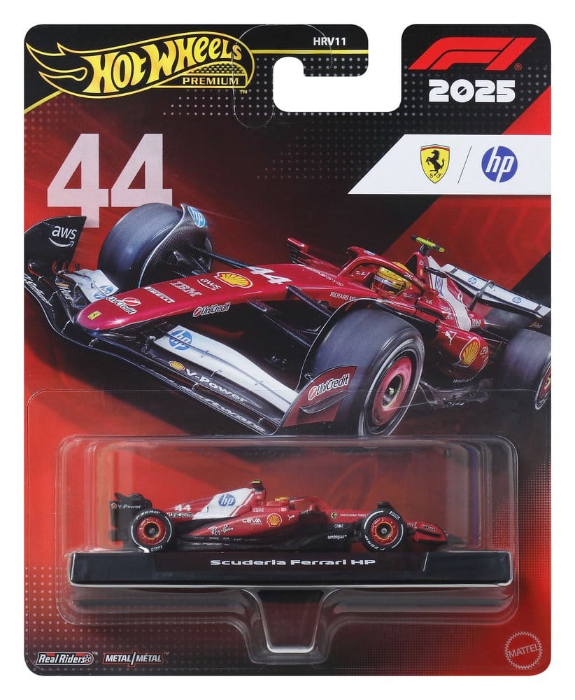 Formule 1 Hot Wheels Premium véhicule Die-Cast 1/64 Team Ferrari: Driver 1