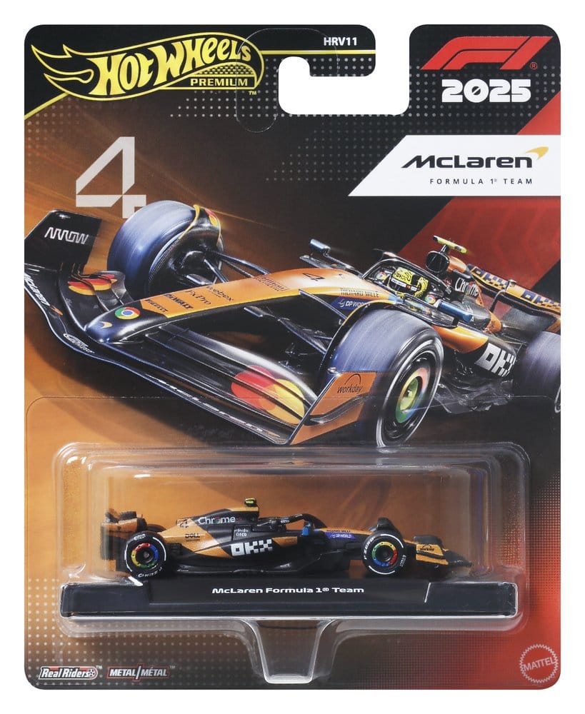 Formule 1 Hot Wheels Premium véhicule Die-Cast 1:64 Team McLaren: Driver 2