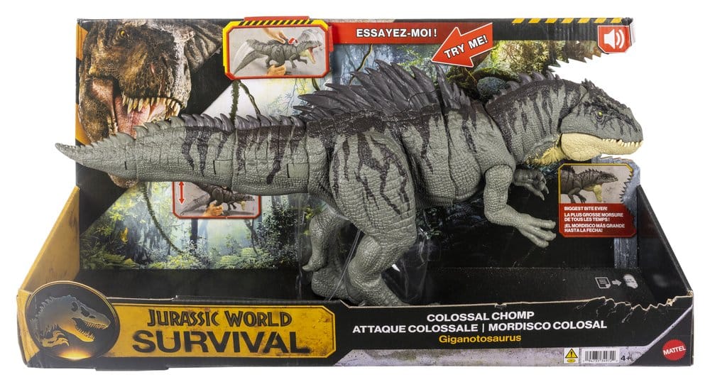 Jurassic World: Survival figurine Colossal Chomp Giganotosaurus 71 cm