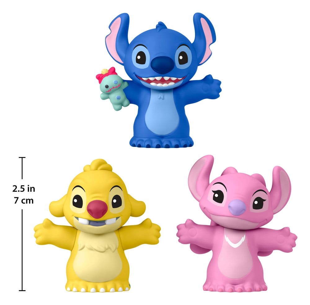 Lilo & Stitch Little People Collector pack 3 minifigurines Stitch & The Cousins 7 cm
