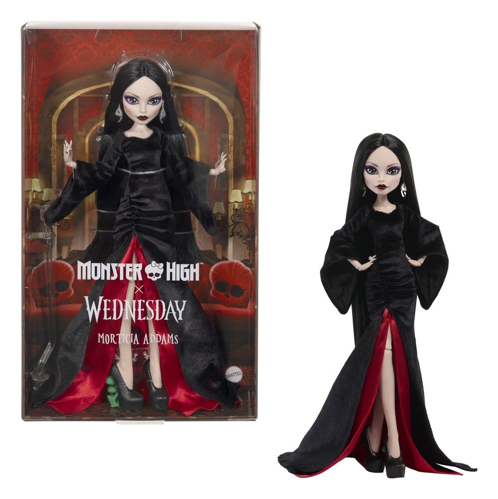 Monster High x Wednesday Collector poupée Morticia Addams