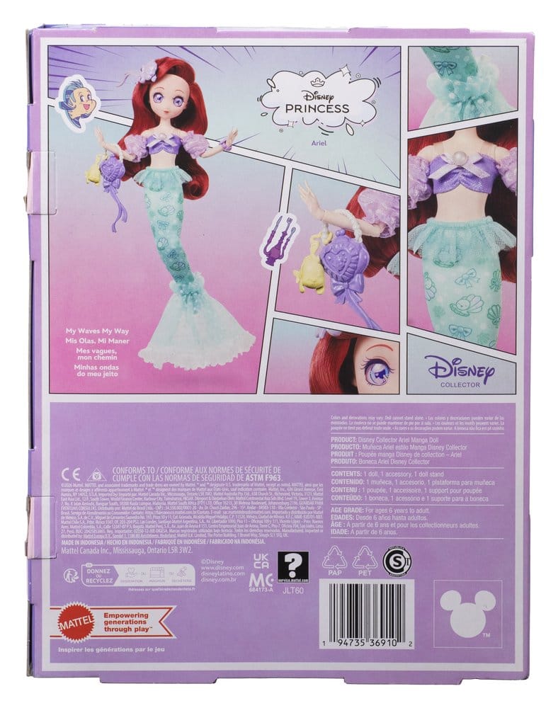 Disney Princess poupée Manga Ariel 22 cm