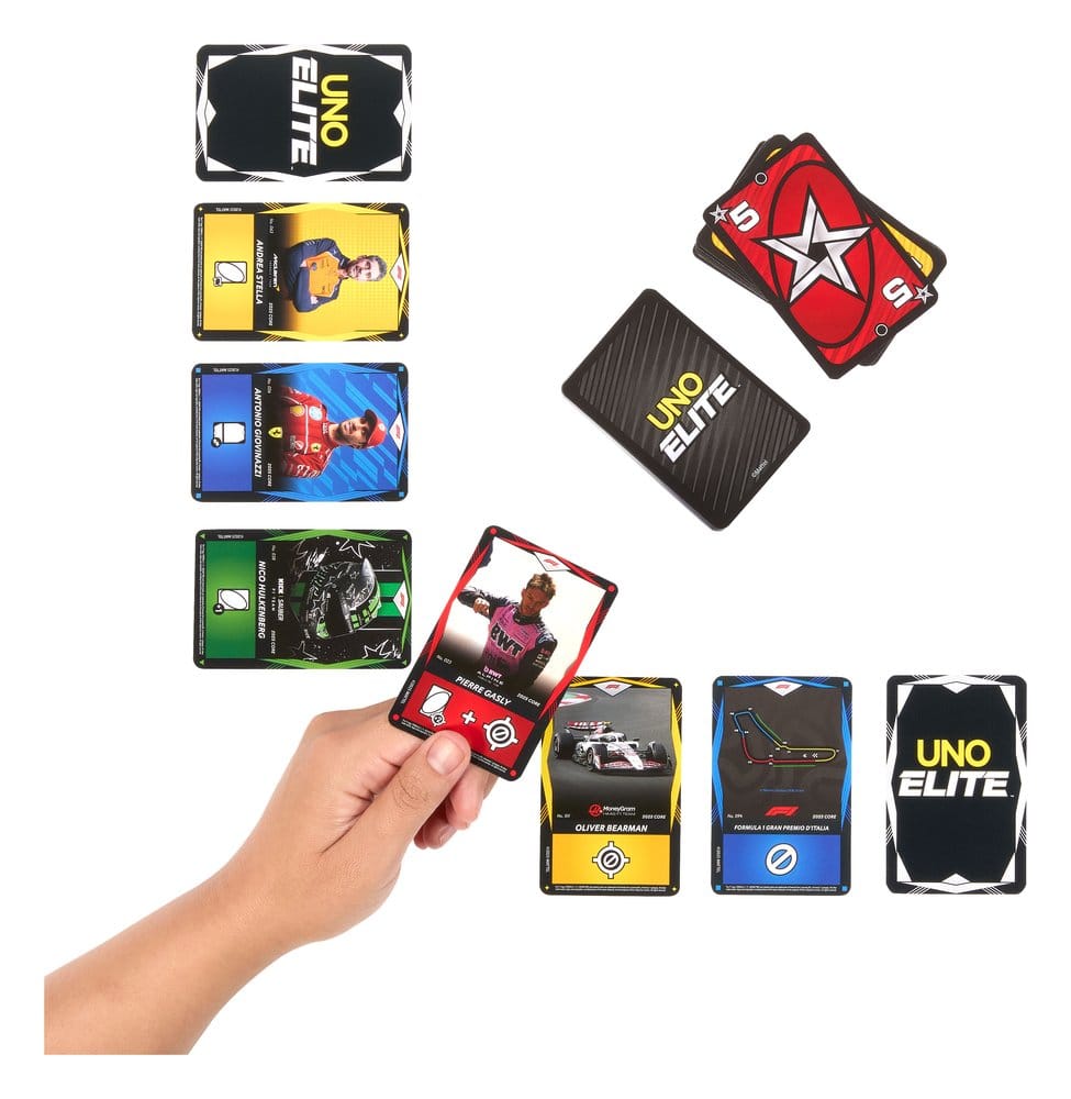 Formula 1 UNO Jeu de cartes Elite F1 Starter-Set