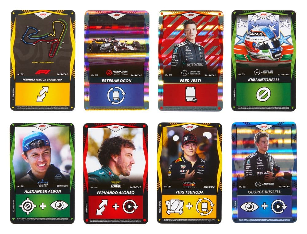 Formula 1 UNO Jeu de cartes Elite F1 Starter-Set