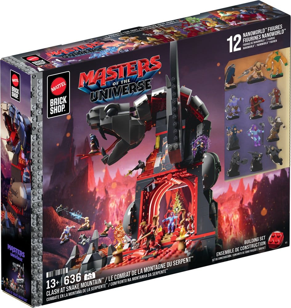 Masters of the Universe Mattel Brick Shop Set de Construction Snake Mountain