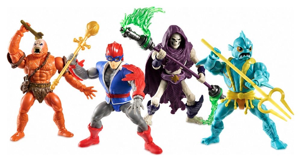 Masters of the Universe Origins pack 4 figurines Battle for Subternia 14 cm