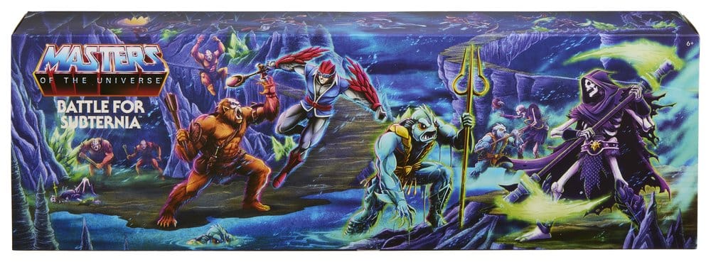 Masters of the Universe Origins pack 4 figurines Battle for Subternia 14 cm