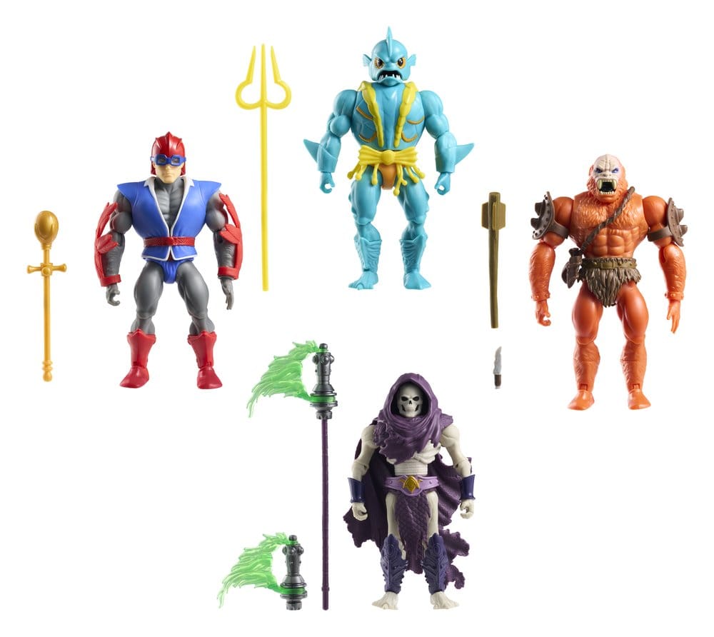 Masters of the Universe Origins pack 4 figurines Battle for Subternia 14 cm