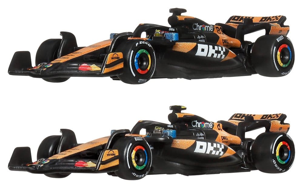 Formule 1 Hot Wheels Premium pack de 2 véhicules Die-Cast 1:64 Team McLaren