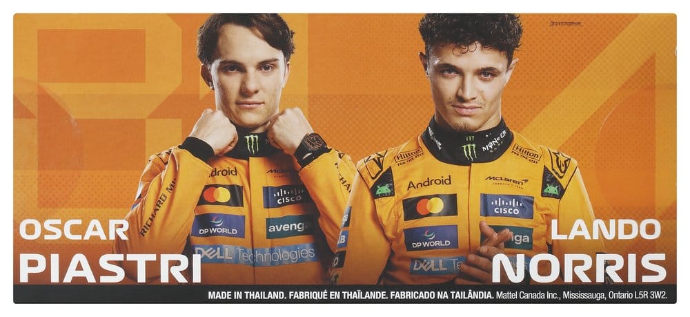 Formule 1 Hot Wheels Premium pack de 2 véhicules Die-Cast 1:64 Team McLaren