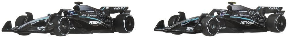 Formule 1 Hot Wheels Premium pack de 2 véhicules Die-Cast 1:64 Team Mercedes-AMG PETRONAS