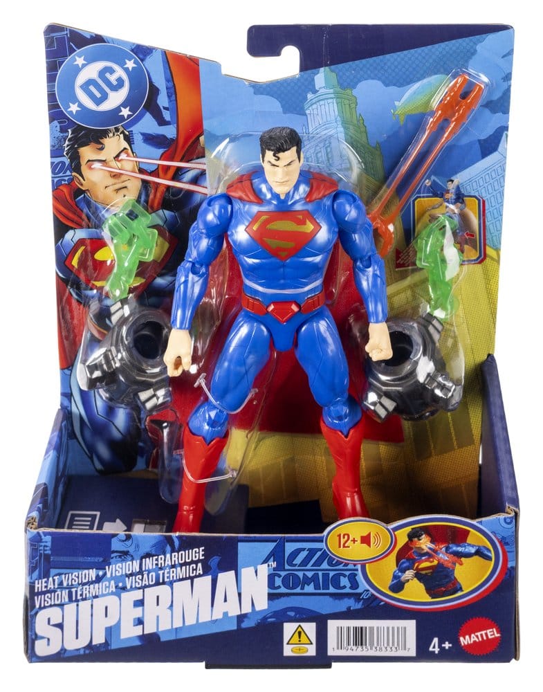 DC Premier figurine sonore et lumineuse Heat Vision Superman 16 cm