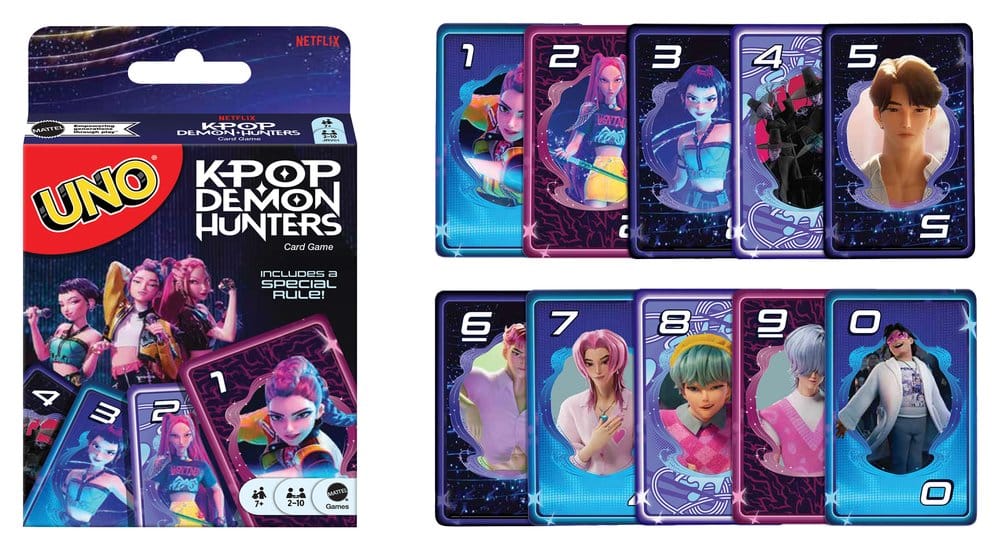 KPop Demon Hunters UNO jeux de cartes