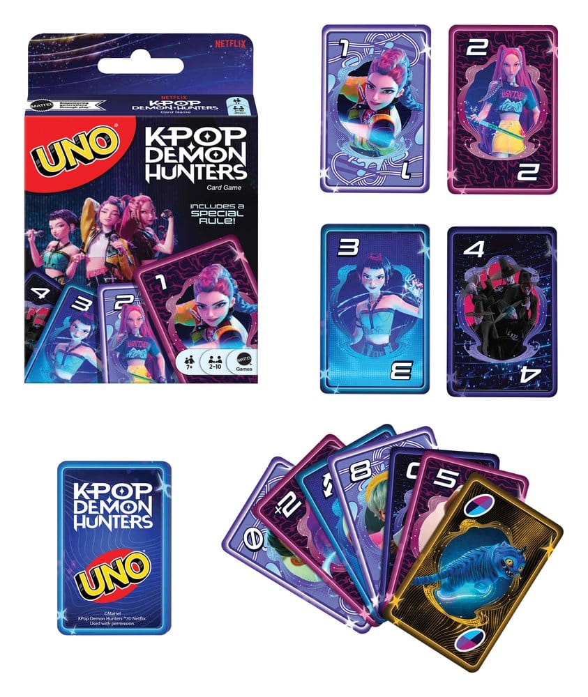 KPop Demon Hunters UNO jeux de cartes