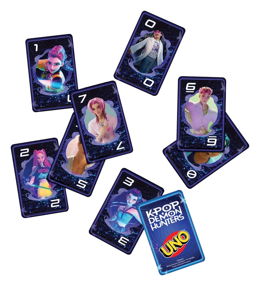 KPop Demon Hunters UNO jeux de cartes