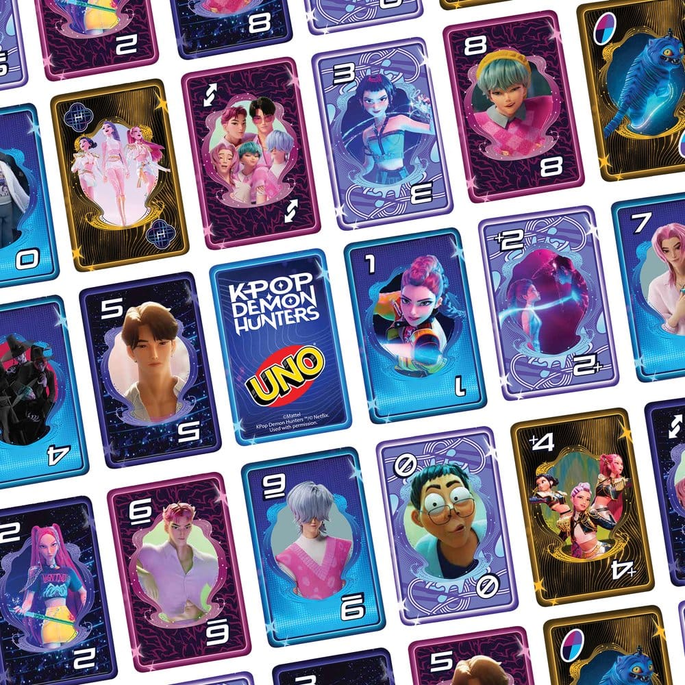 KPop Demon Hunters UNO jeux de cartes