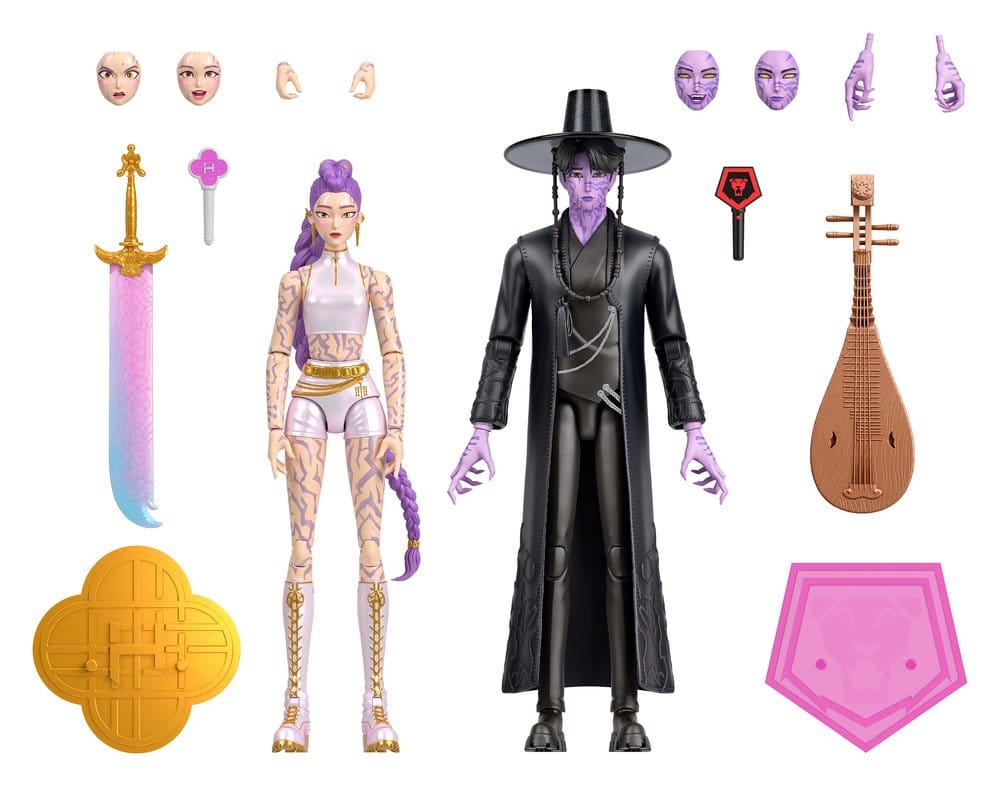 KPop Demon Hunters pack de 2 figurines Rumi & Jinu (Final Battle) 15 cm