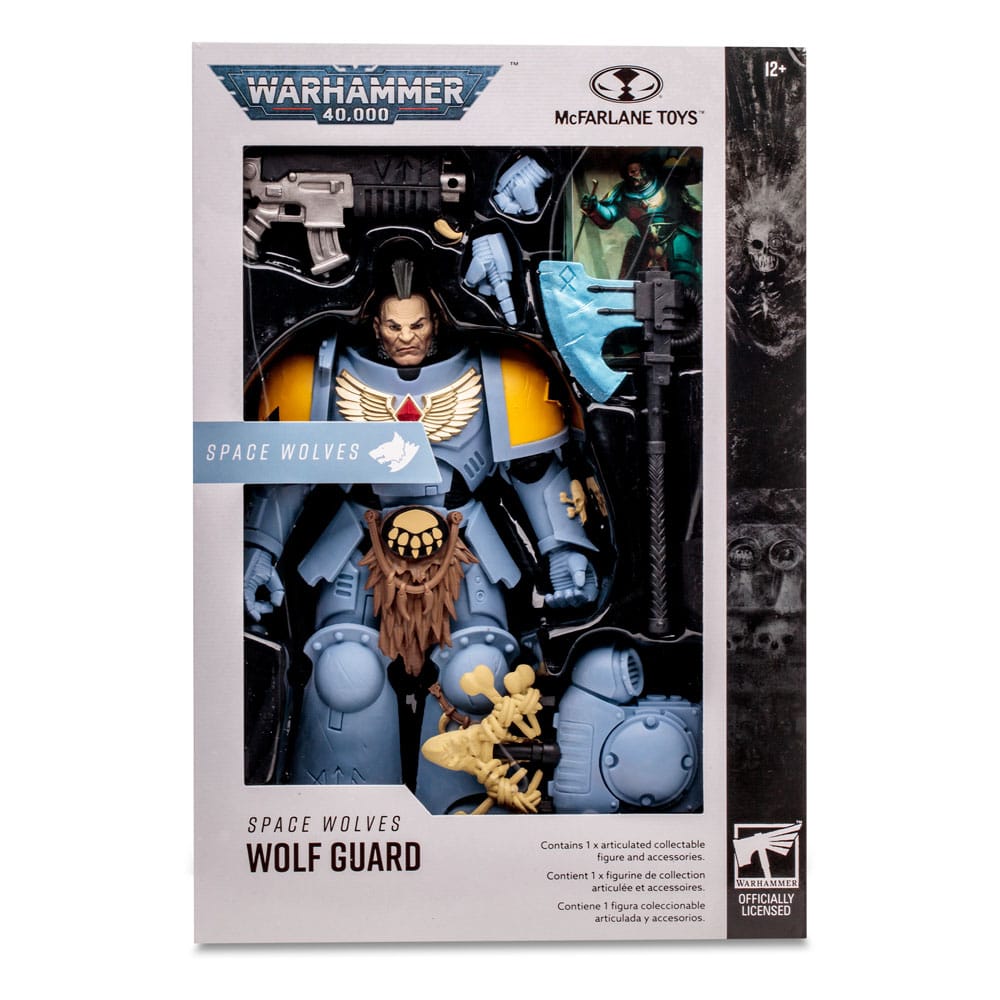 Warhammer 40k figurine Space Wolves Wolf Guard 18 cm