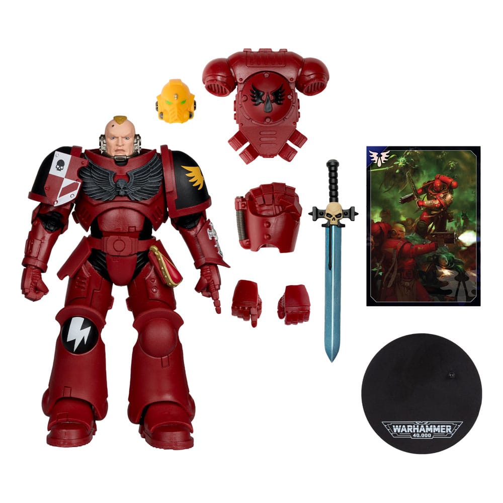 Warhammer 40,000 figurine Assault Intercessor Sergeant (Blood Angel) 18 cm