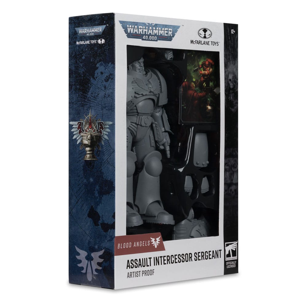 Warhammer 40,000 figurine Assault Intercessor Sergeant (Blood Angel) (Artist Proof) 18 cm