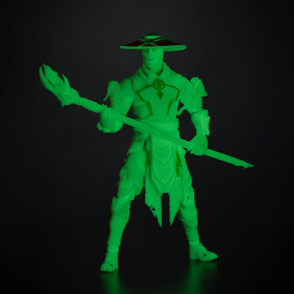 Mortal Kombat Glow in the Dark Edition figurine Raiden (Gold Label) 18 cm
