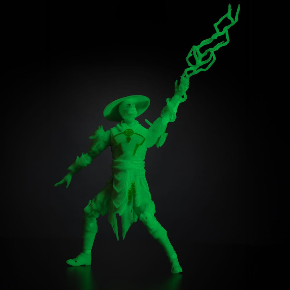 Mortal Kombat Glow in the Dark Edition figurine Raiden (Gold Label) 18 cm