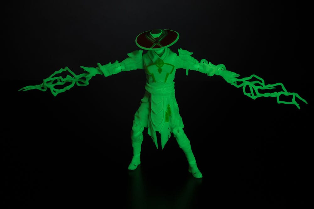 Mortal Kombat Glow in the Dark Edition figurine Raiden (Gold Label) 18 cm