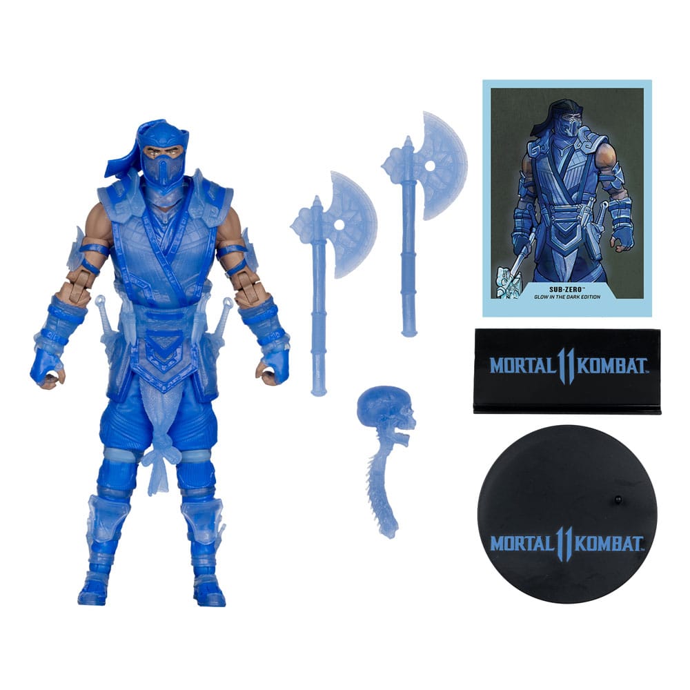 Mortal Kombat figurine Glow in the Dark Edition Sub-Zero (Gold Label) 18 cm
