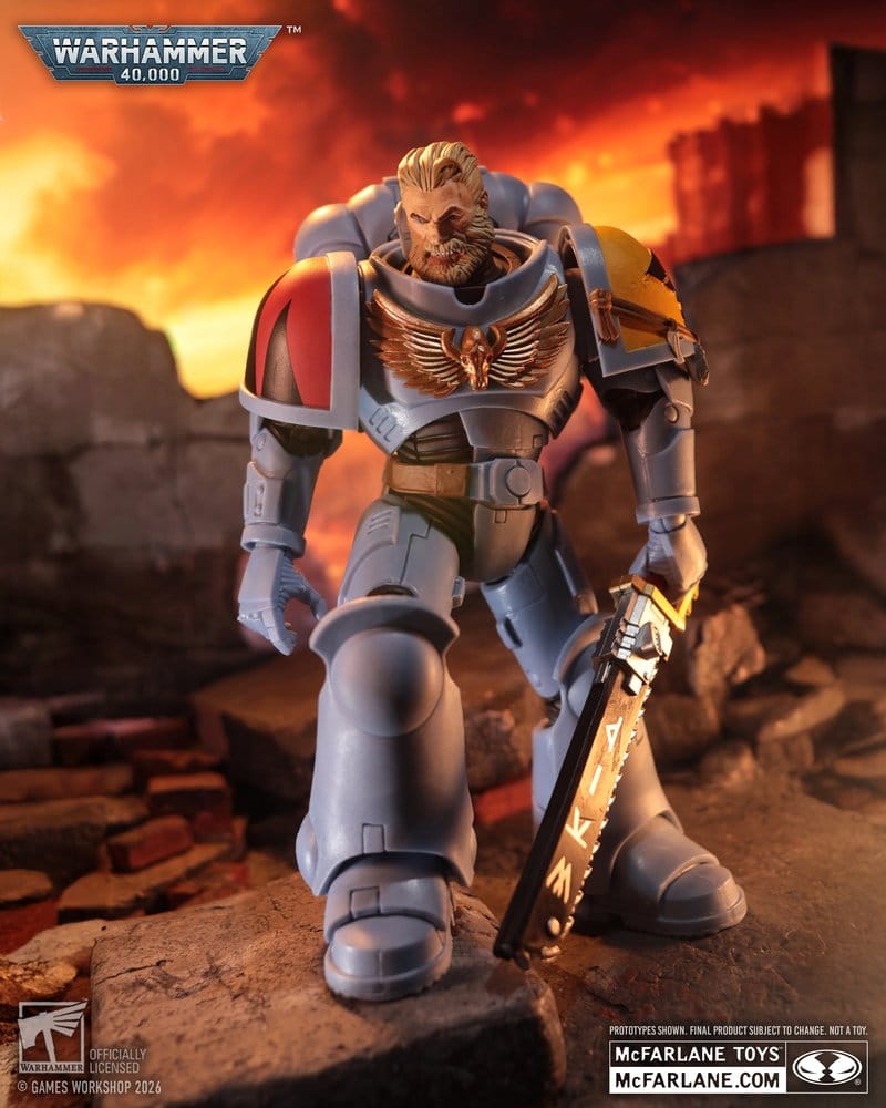 Warhammer 40,000 figurine Grey Hunter (Space Wolves) 18 cm