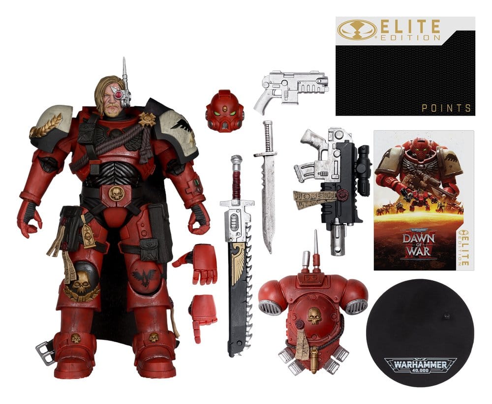 Warhammer 40 000 Dawn of War McFarlane Elite Edition figurine Captain Cyrus (Dawn of War 4) 20 cm