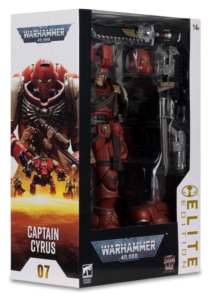 Warhammer 40 000 Dawn of War McFarlane Elite Edition figurine Captain Cyrus (Dawn of War 4) 20 cm