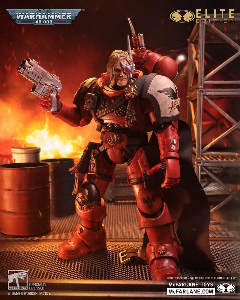 Warhammer 40 000 Dawn of War McFarlane Elite Edition figurine Captain Cyrus (Dawn of War 4) 20 cm