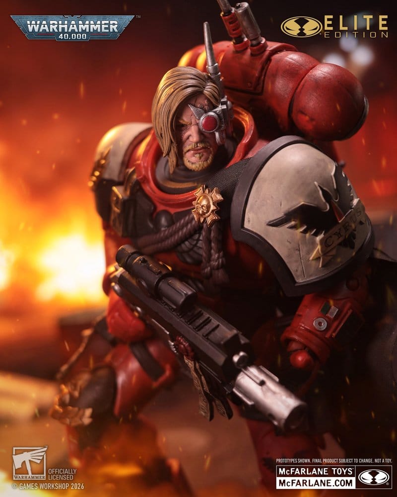 Warhammer 40 000 Dawn of War McFarlane Elite Edition figurine Captain Cyrus (Dawn of War 4) 20 cm