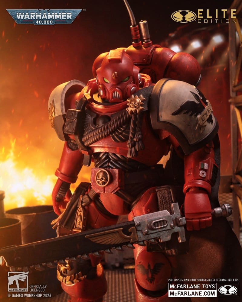 Warhammer 40 000 Dawn of War McFarlane Elite Edition figurine Captain Cyrus (Dawn of War 4) 20 cm