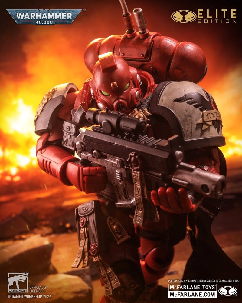 Warhammer 40 000 Dawn of War McFarlane Elite Edition figurine Captain Cyrus (Dawn of War 4) 20 cm