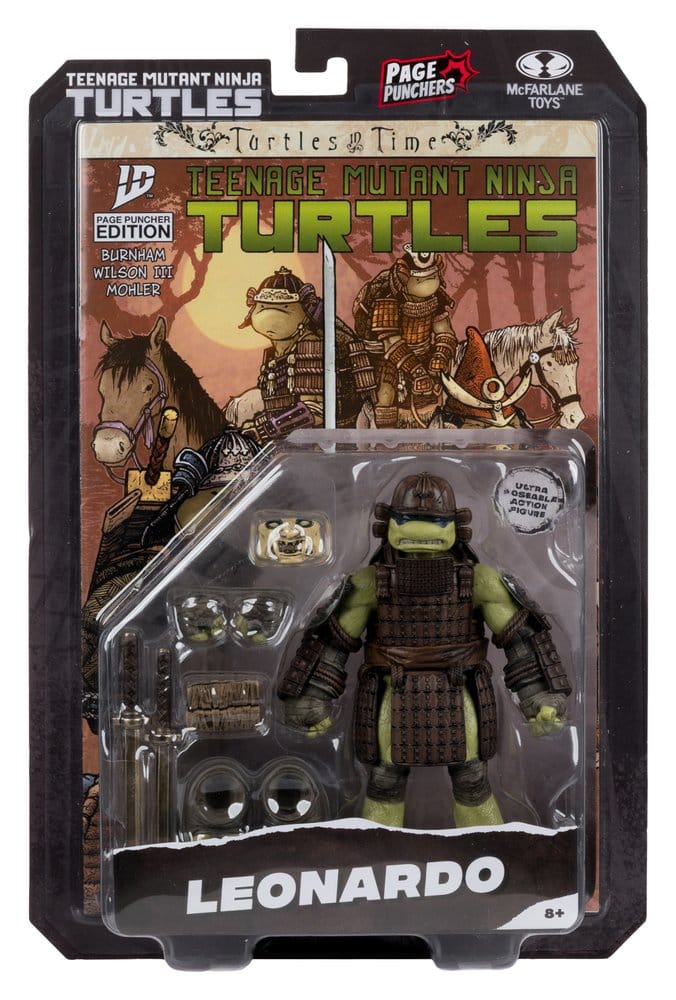 Teenage Mutant Ninja Turtles Page Punchers figurine Leonardo (Turtles in Time) 13 cm