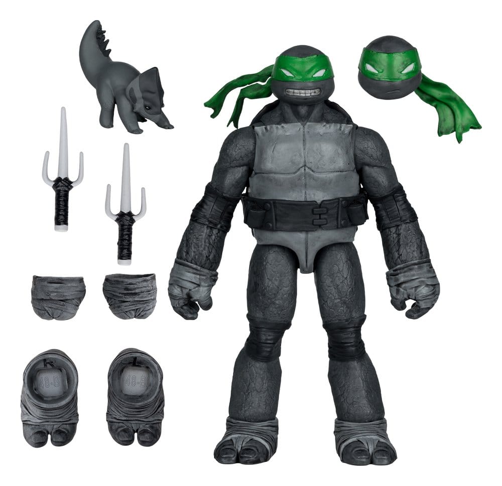 Tortues Ninja Page Punchers figurine Raphael (Black White & Green) (Red Platinum Edition) 13 cm