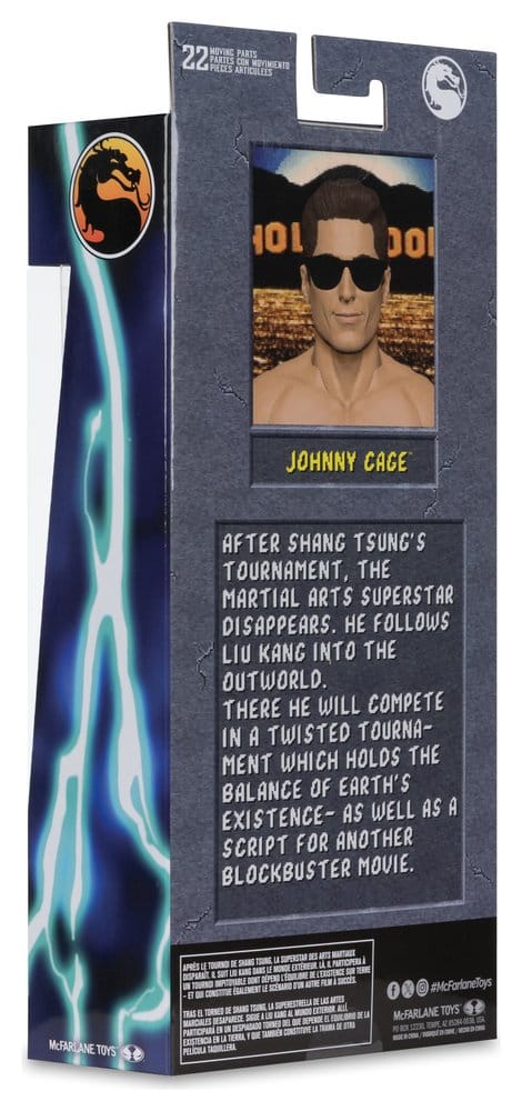 Mortal Kombat Klassics figurine Johnny Cage 19 cm
