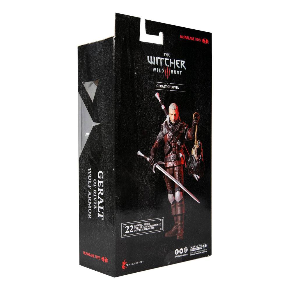 The Witcher 3: Wild Hunt figurine Geralt of Rivia (Wolf Armor) 18 cm