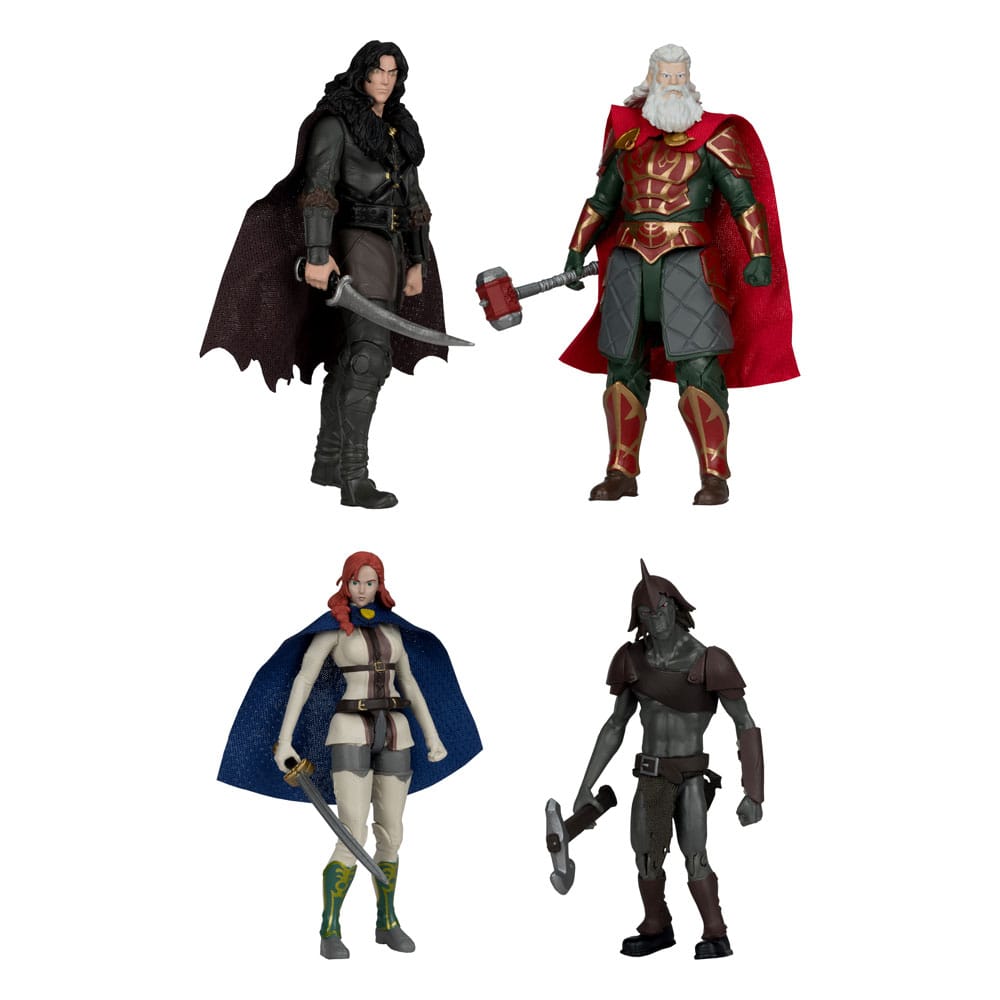 Le Seigneur des Anneaux : La Guerre des Rohirrim assortiment figurines Build-A (BAF: Snow Troll) 10 cm (4)