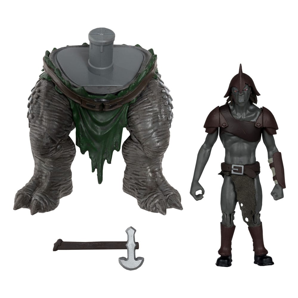 Le Seigneur des Anneaux : La Guerre des Rohirrim assortiment figurines Build-A (BAF: Snow Troll) 10 cm (4)