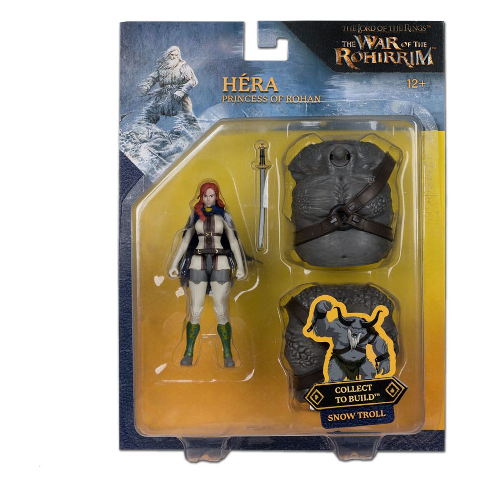 Le Seigneur des Anneaux : La Guerre des Rohirrim assortiment figurines Build-A (BAF: Snow Troll) 10 cm (4)