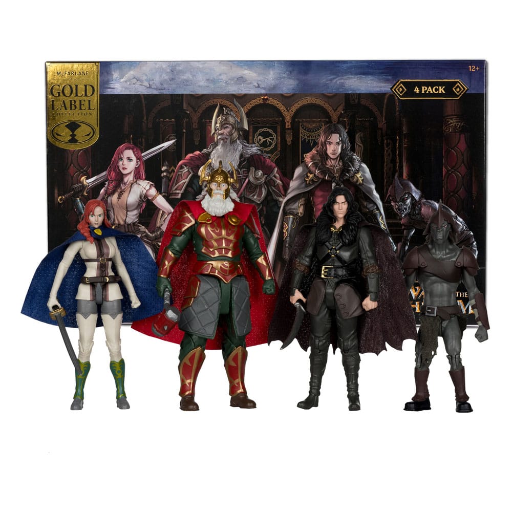 Le Seigneur des Anneaux : La Guerre des Rohirrim pack de 4 figurines 10 cm