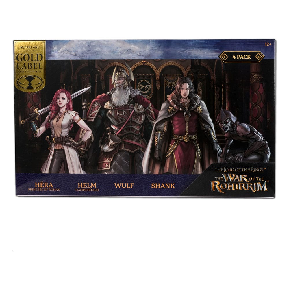 Le Seigneur des Anneaux : La Guerre des Rohirrim pack de 4 figurines 10 cm