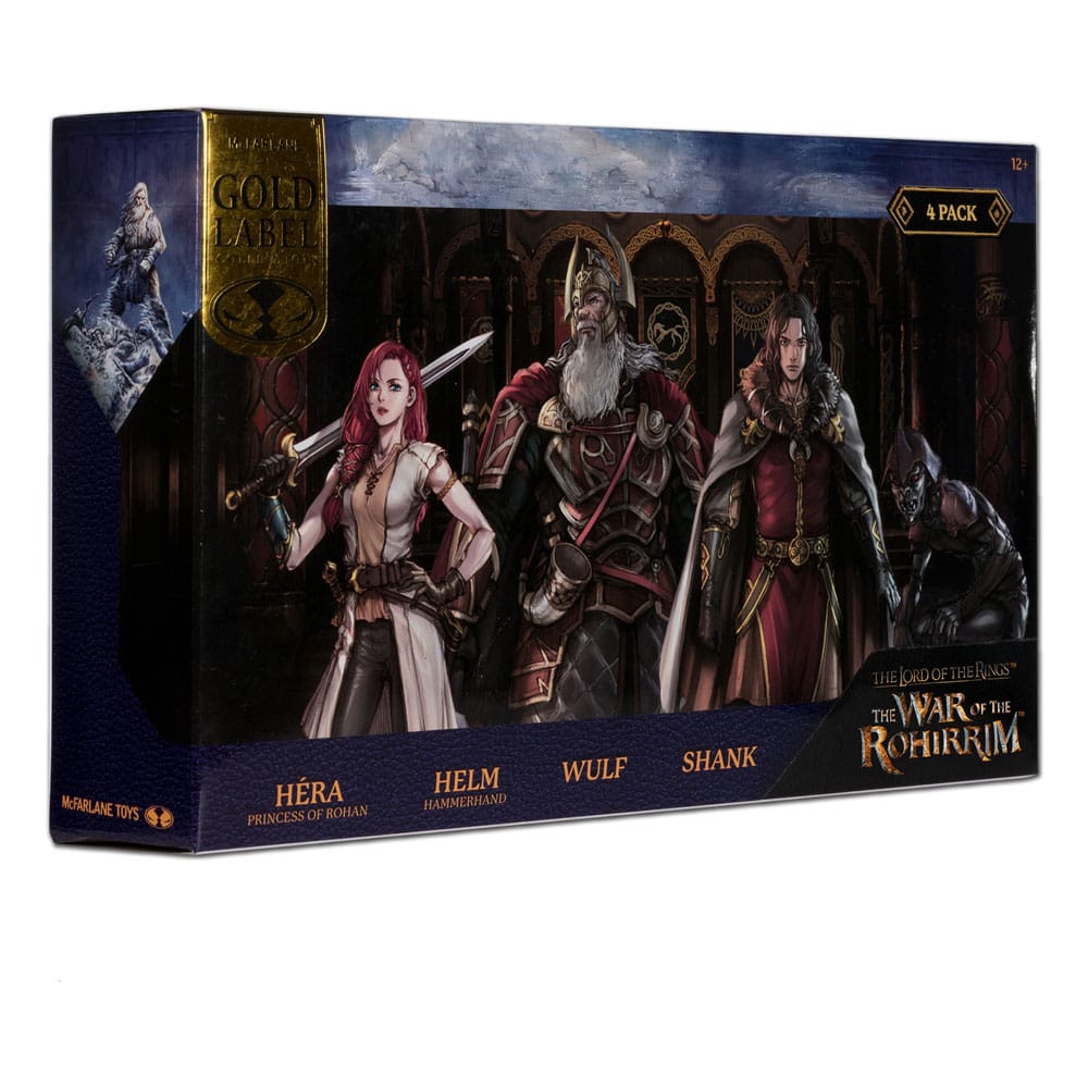 Le Seigneur des Anneaux : La Guerre des Rohirrim pack de 4 figurines 10 cm
