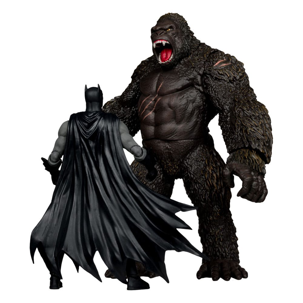DC Justice League Monsterverse DC Multiverse pack de 2 figurines Batman & Kong 29 cm