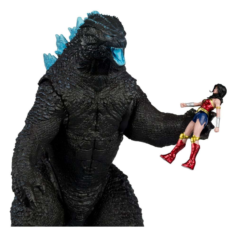 DC Justice League Monsterverse DC Multiverse pack de 2 figurines Wonder Woman Vs. Atomic Blast Godzilla 18 cm