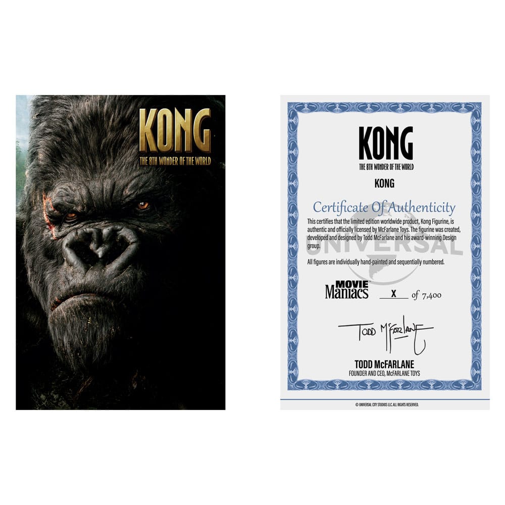 King Kong (2005) statuette PVC Movie Maniacs Kong 17 cm