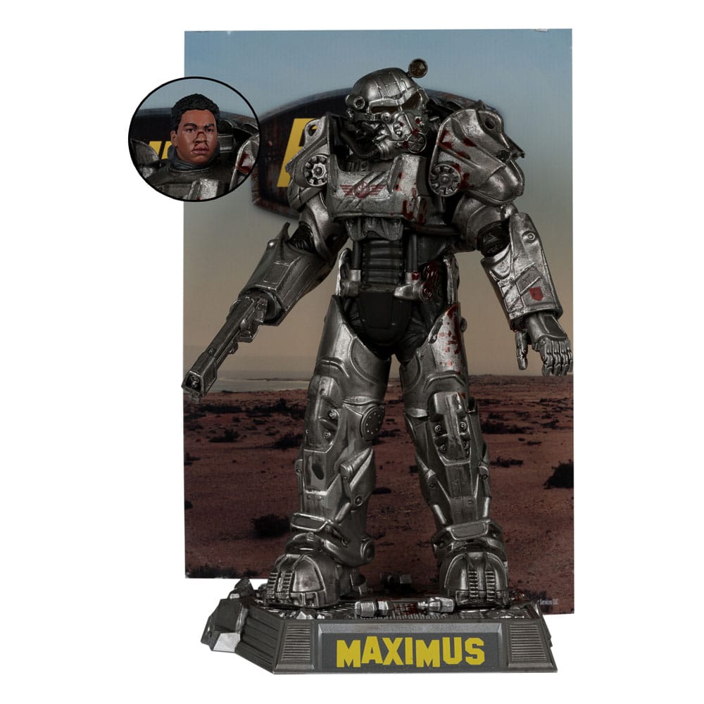 Fallout pack 4 statuettes PVC Movie Maniacs Lucy, Maximus, The Ghoul & Vault Boy 15 cm
